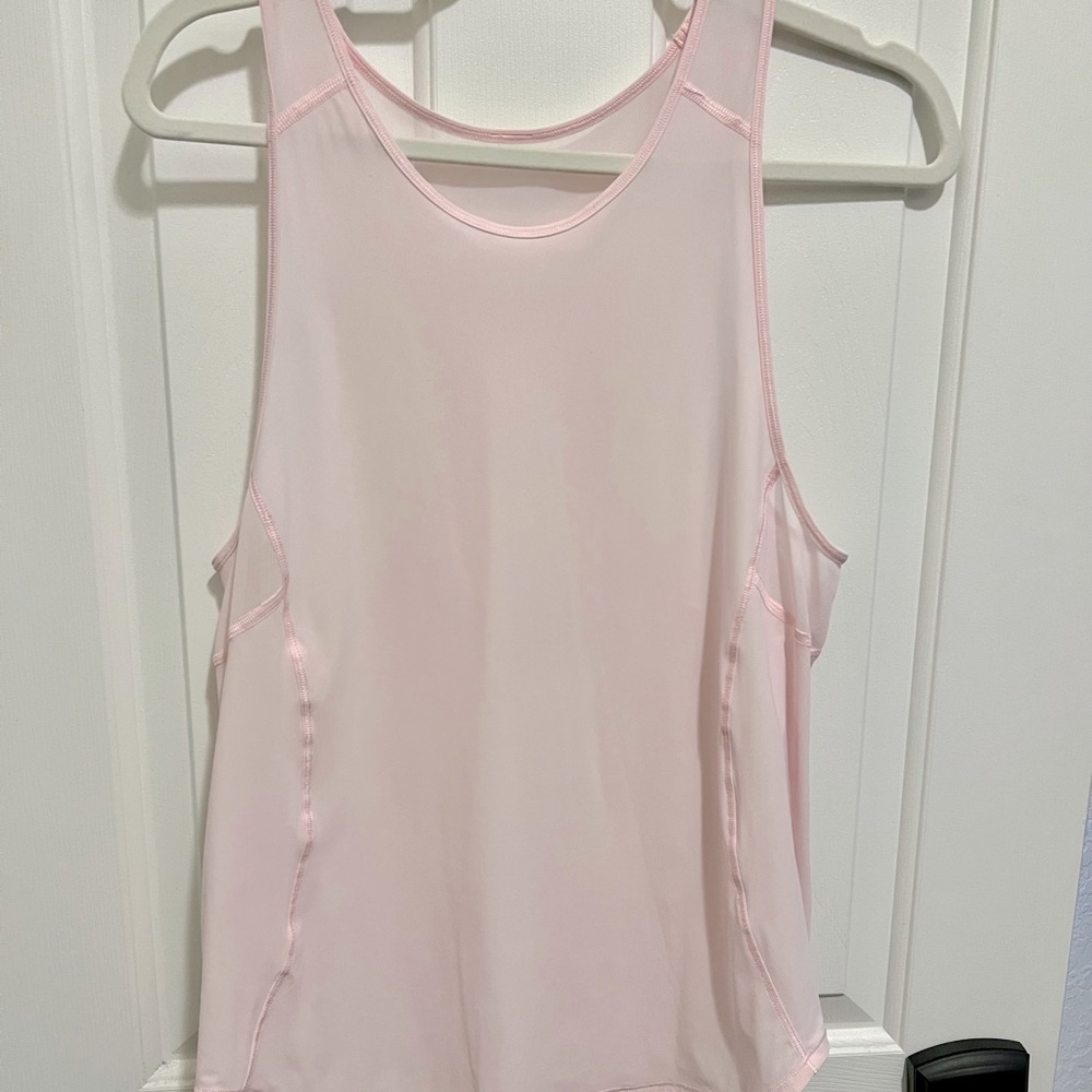 Lululemon light pink tank top
